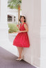 Kelly Swing Dress In Piping Hot Red