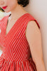 Kelly Swing Dress In Piping Hot Red