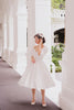 Bridgitte Puff Sleeve Dress in Cream