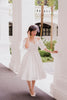 Bridgitte Puff Sleeve Dress in Cream
