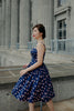 Summer Navy Flamingo Dress
