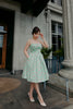 Summer Seafoam Flamingo Dress