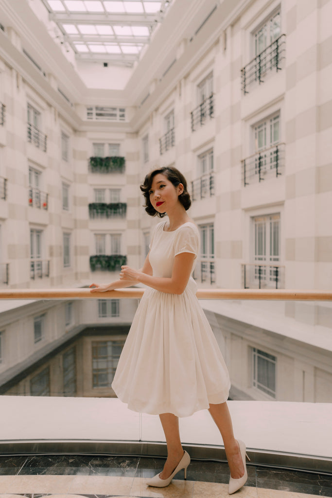 Lulu Belle Dress in White