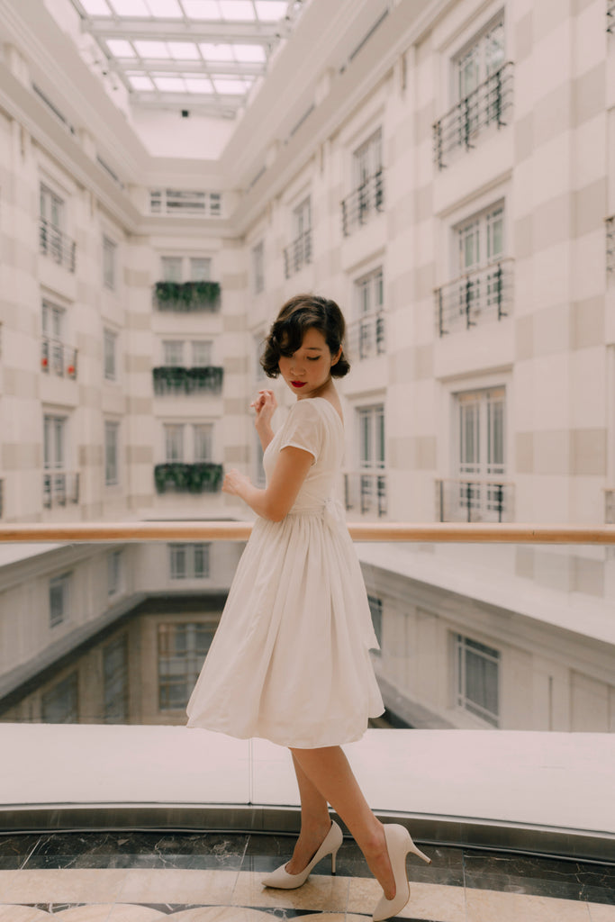 Lulu Belle Dress in White
