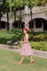Summer Pink Magnolia Dress