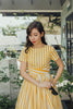 Tweedle Swing Dress in Mustard