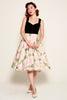 Audrey Swing Skirt In Pastel Camouflage