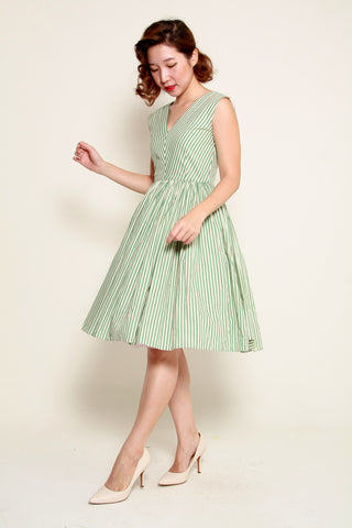Kooi Lian Swing Dress in Yellow Floral