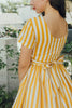 Tweedle Swing Dress in Mustard