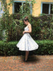 Florence Swing Dress in Gray Floral