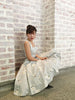 Florence Swing Dress in Gray Floral