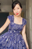 Harmon Swing Dress in Embroidery Print