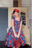Harmon Swing Dress in Hawaiian Blue