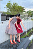 Ah Keow Swing Dress In White & Black Modern Batik