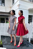 Ah Keow Swing Dress In White & Black Modern Batik