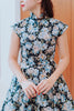 Ah Keow Swing Dress In Blue Peonies
