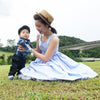 Powder Blue Gingham Piper Dress