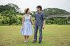 Powder Blue Gingham Piper Dress