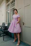 Lulu Belle Dress in Pink Gingham