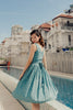 Light Blue Maiz Tea Dress