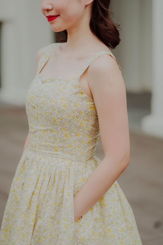 Dolce Dress In Yellow Betsy