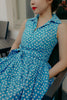 Betty Swing Dress in Pushing Daisies