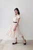 Penny Swing Dress in White Birdy