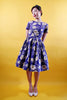 Tweedle Swing Dress in Blue Floral