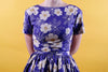 Tweedle Swing Dress in Blue Floral