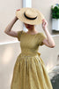 Lulu Belle Dress in Yellow Gingham