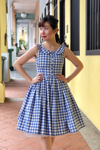 Kooi Lian Swing Dress in Yellow Floral