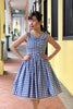 Blue Gingham Maude Dress