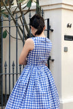 Blue Gingham Maude Dress
