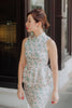 Aqua Magnollia Yu Yan 2 Piece Cheongsam
